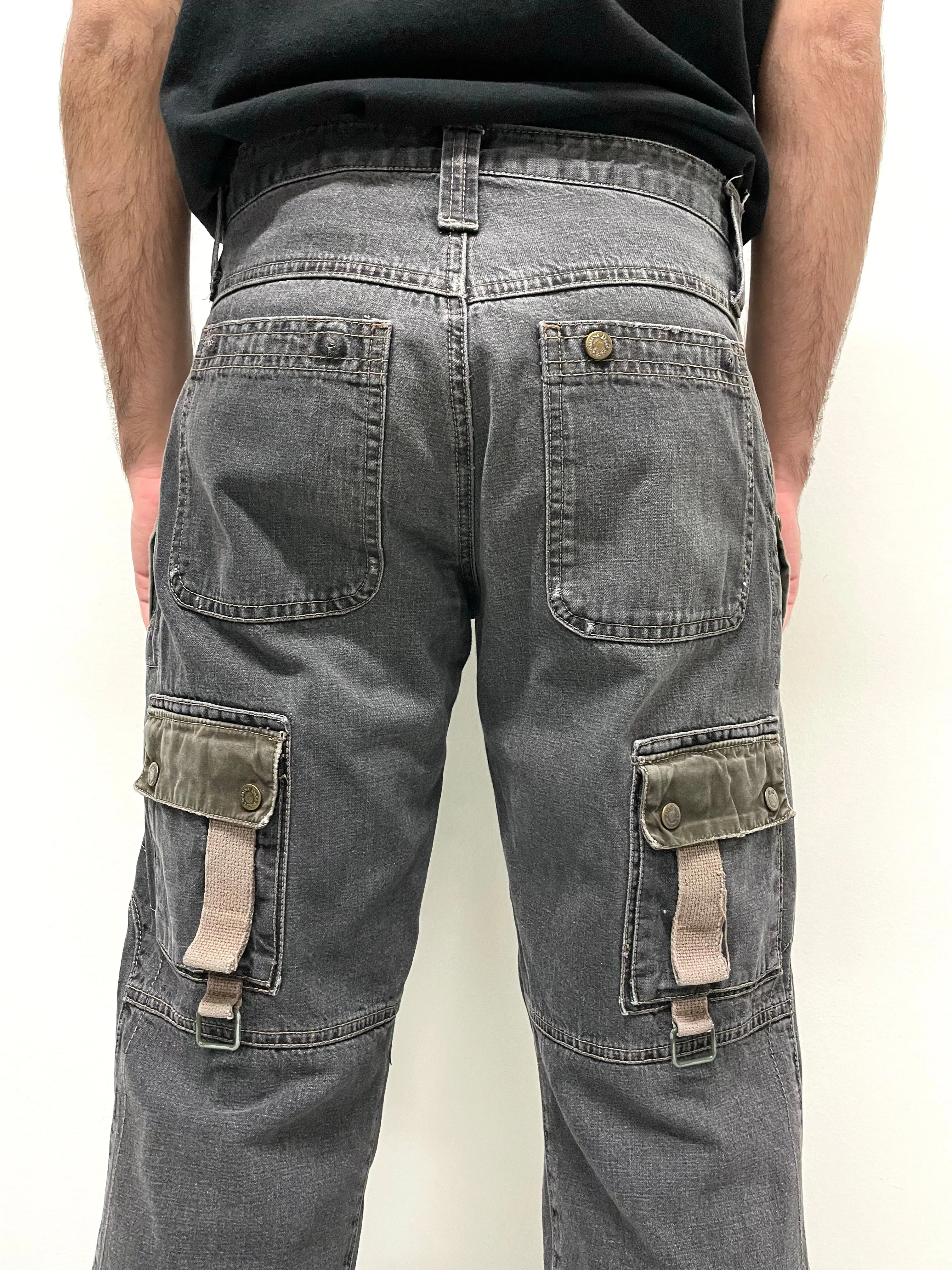 2004 Dolce & Gabbana bondage cargo pants