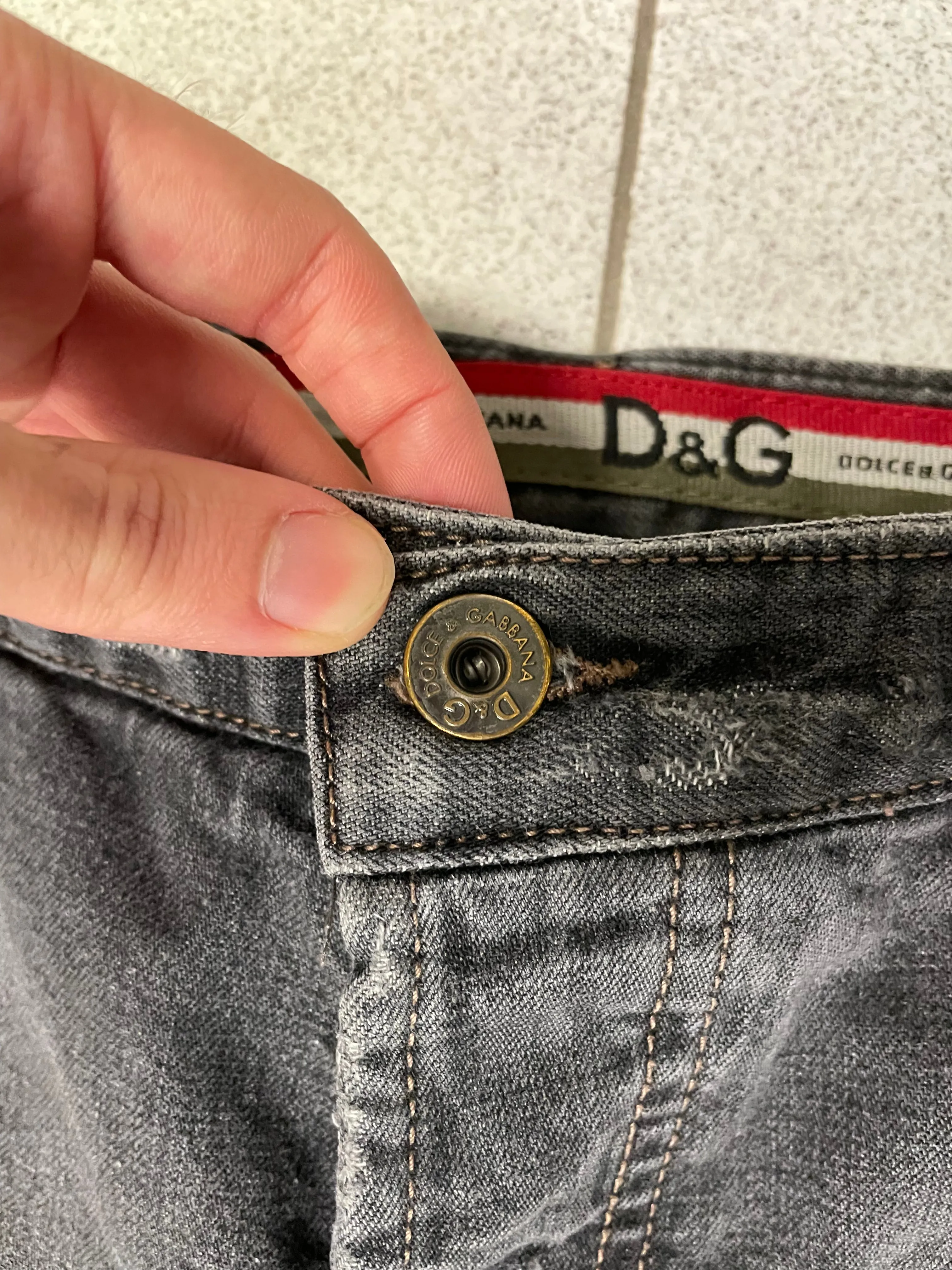 2004 Dolce & Gabbana bondage cargo pants
