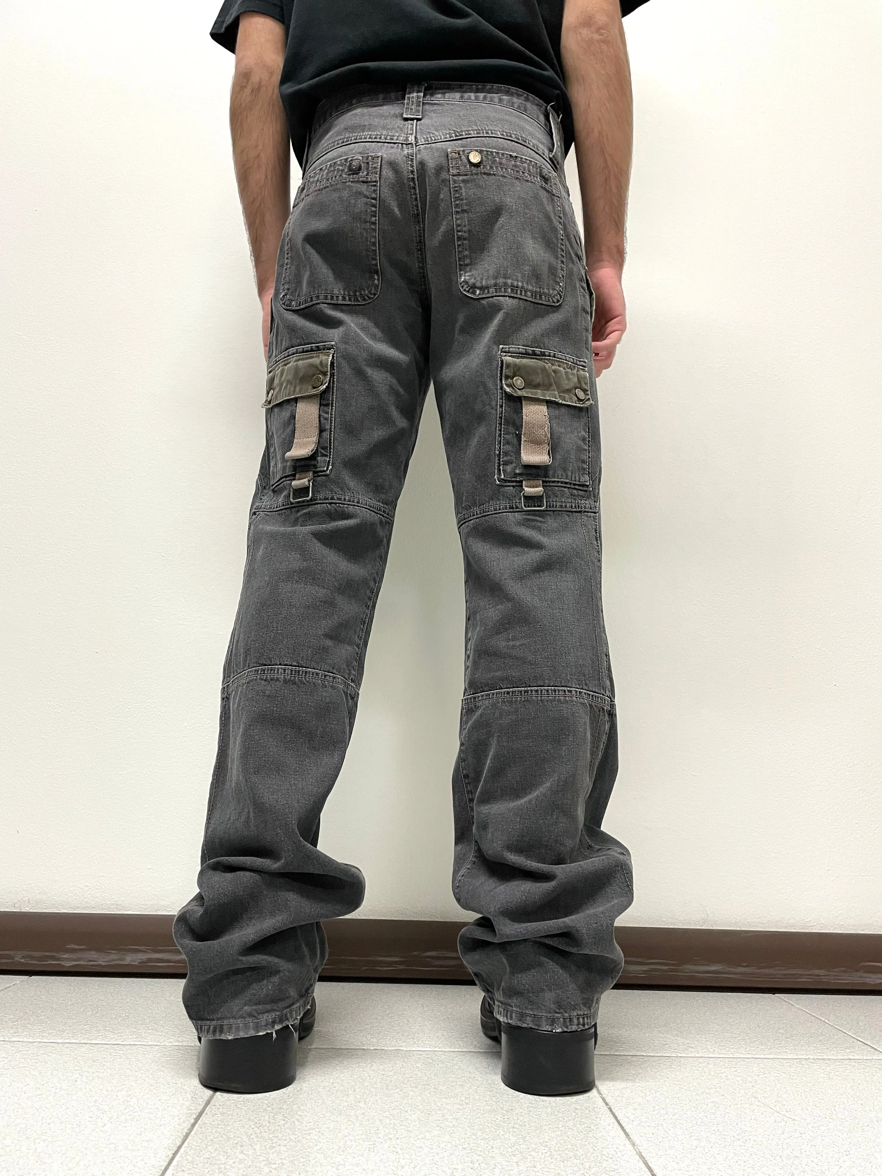 2004 Dolce & Gabbana bondage cargo pants