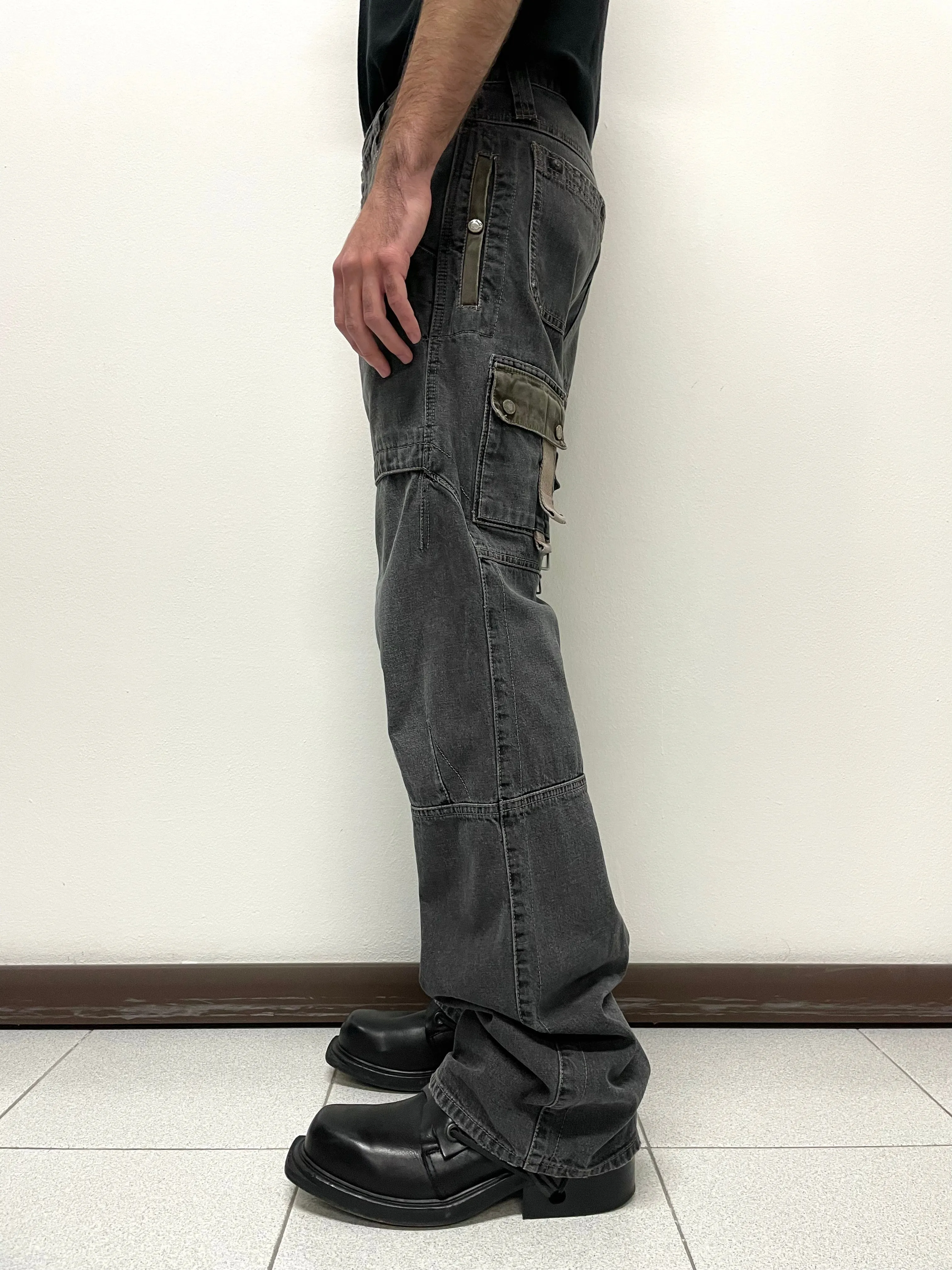 2004 Dolce & Gabbana bondage cargo pants