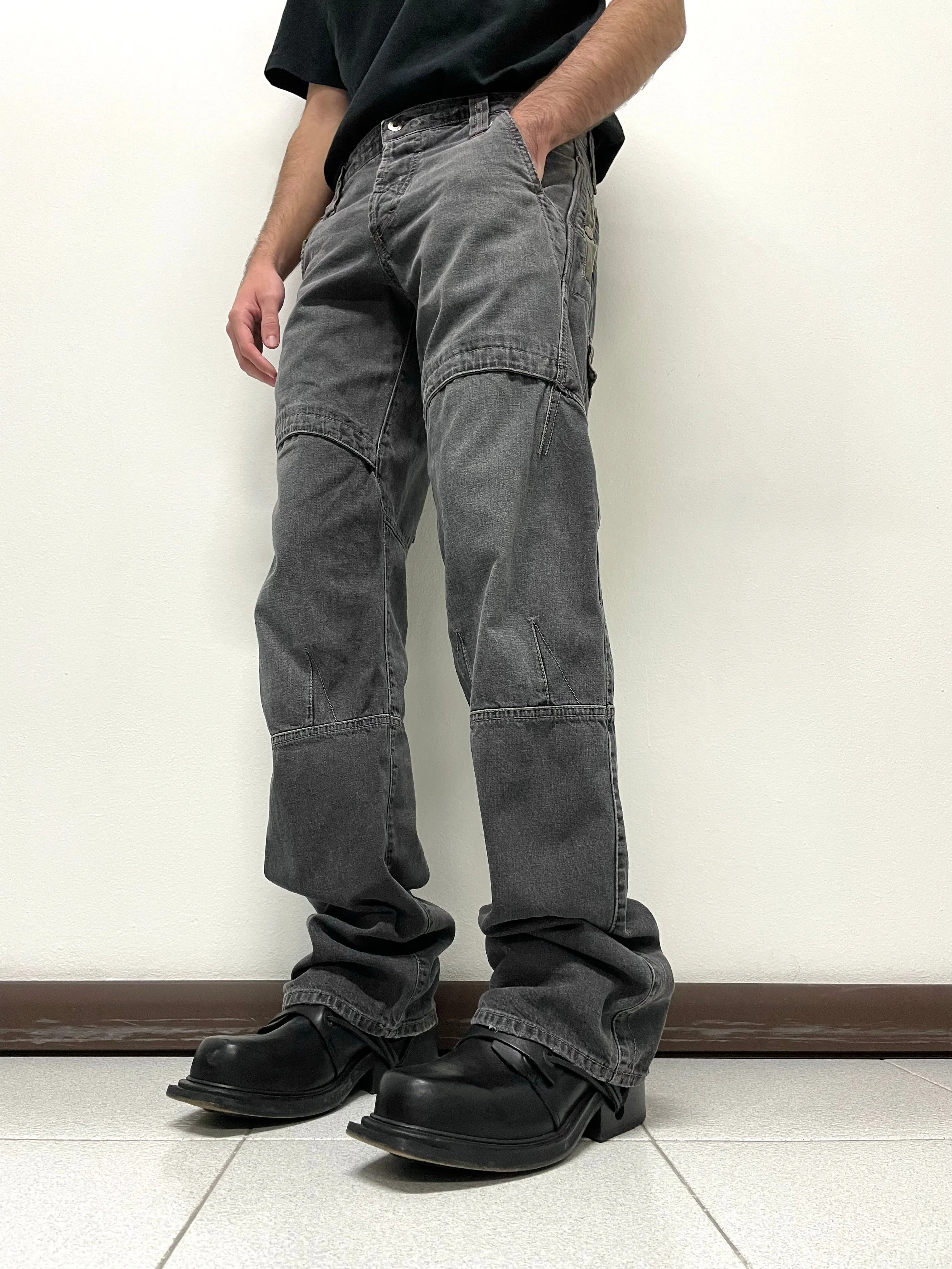 2004 Dolce & Gabbana bondage cargo pants