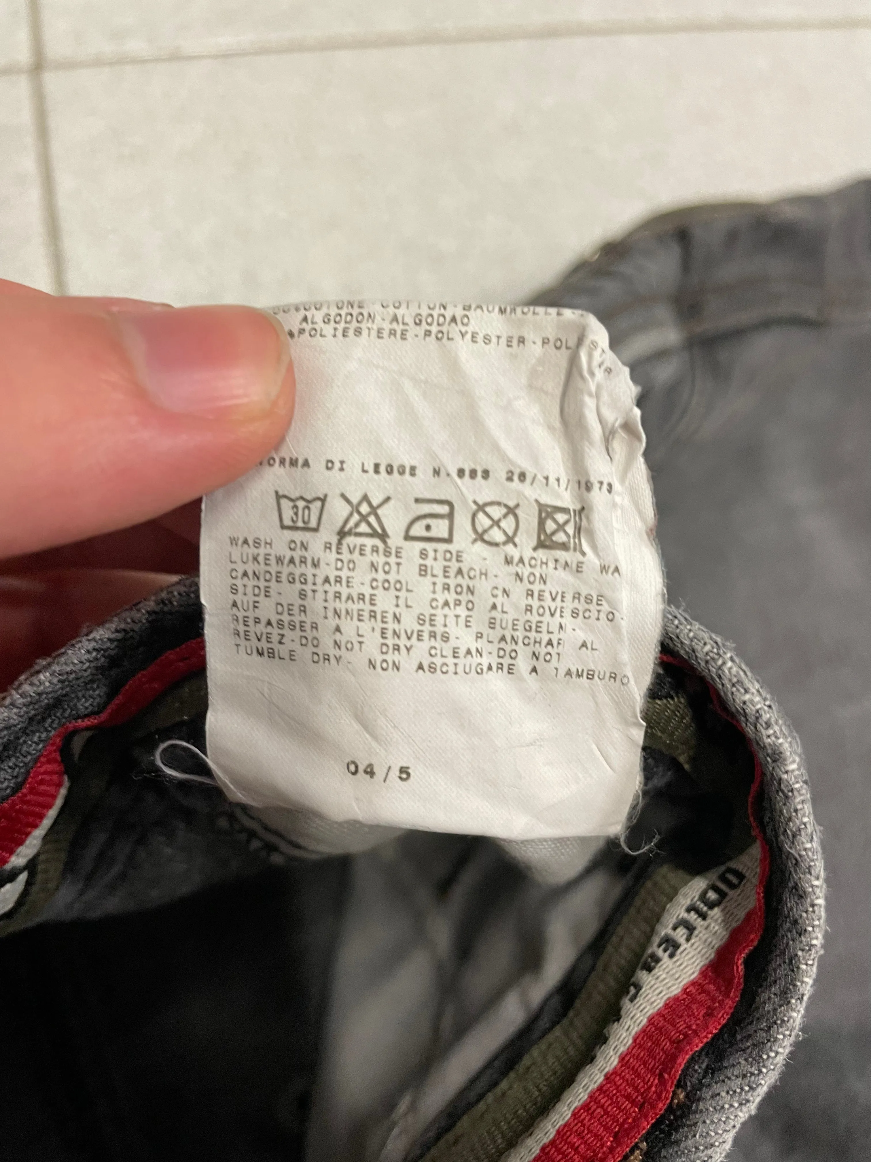 2004 Dolce & Gabbana bondage cargo pants