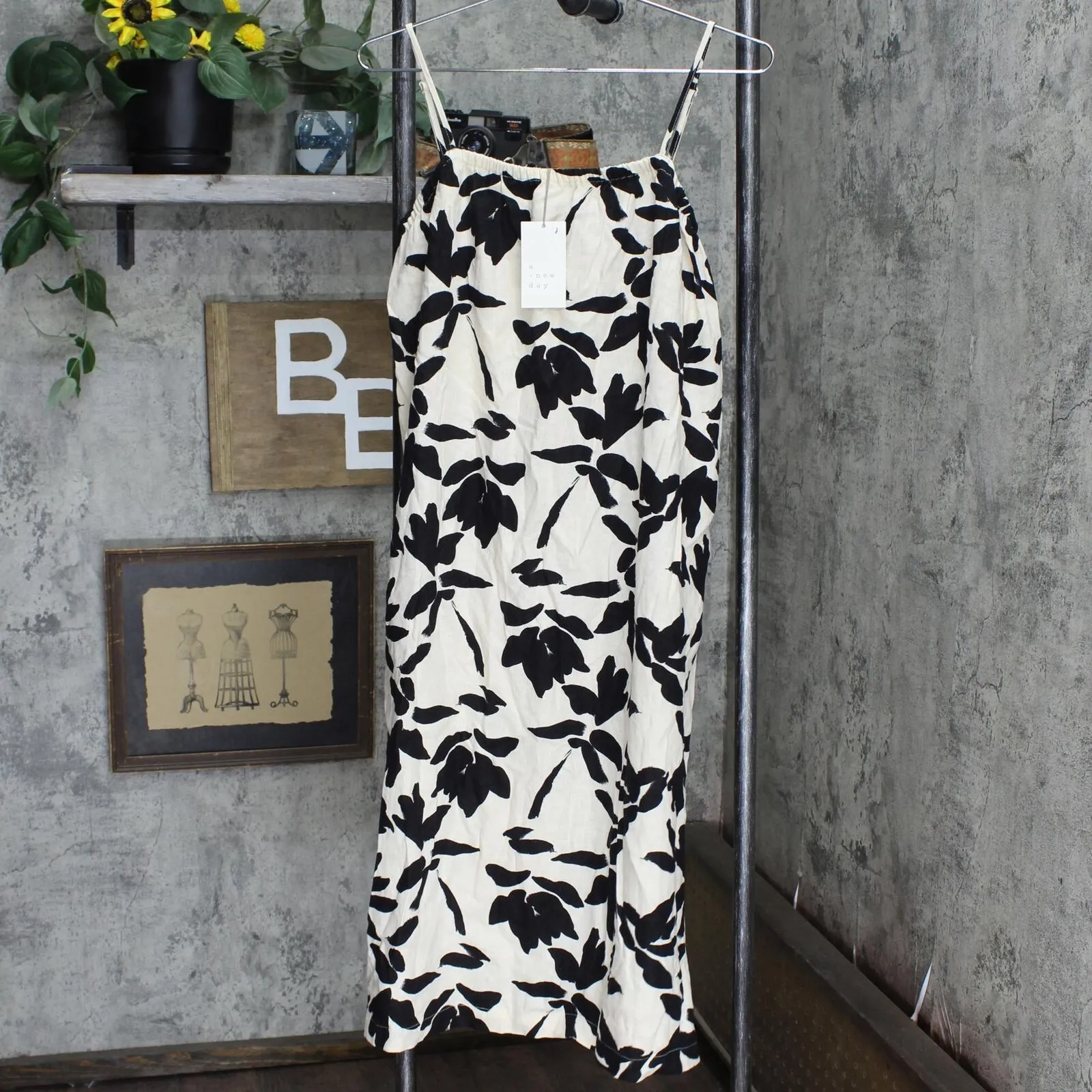 A New Day Women's Easy Linen Tank Dress
