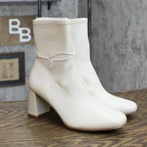 A New Day Women's Pippa Stretch Boots 87930379 Off White 7.5M