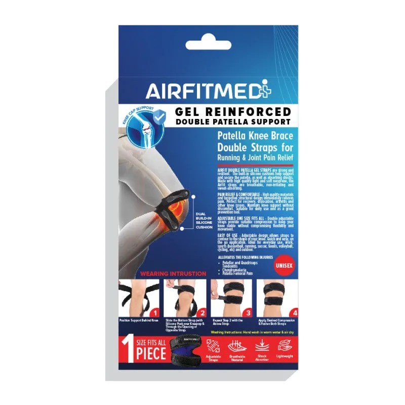 AirFit Medi Gel Reinforced Double Patella Support