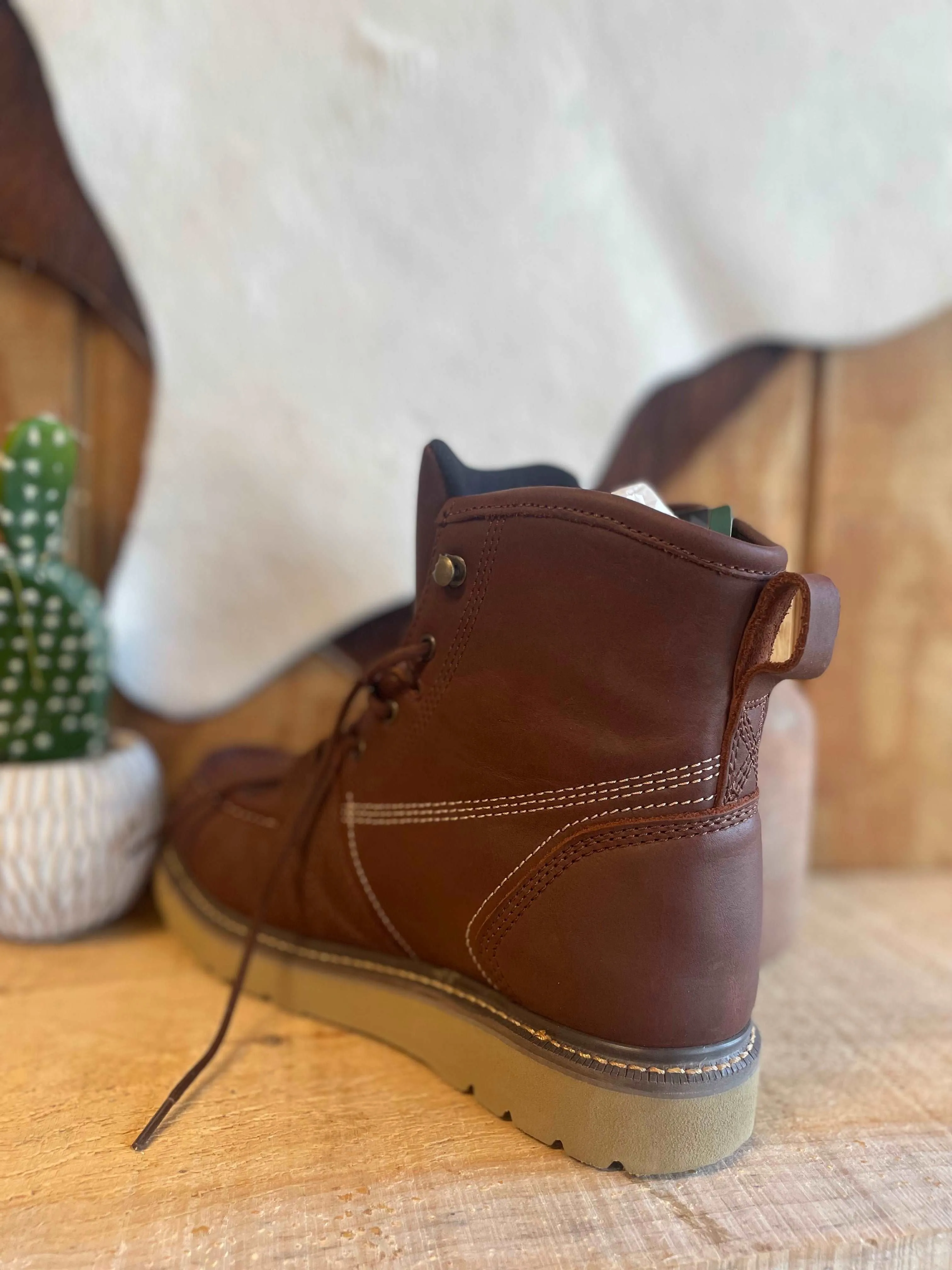 Ariat Mens Rebar Wedge Moc Toe Boots