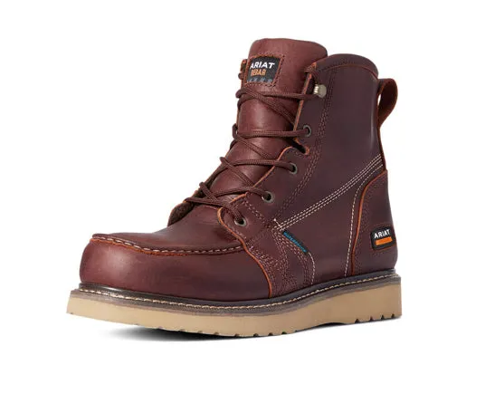 Ariat Mens Rebar Wedge Moc Toe Boots