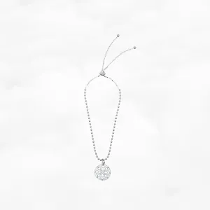 Auspicious Origin Small Pendant Bracelet Silver