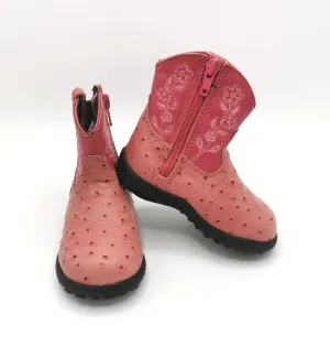 BABY GIRL SIZE 5 TODDLER - ROPER Pink Cowgirl Boots EUC B19