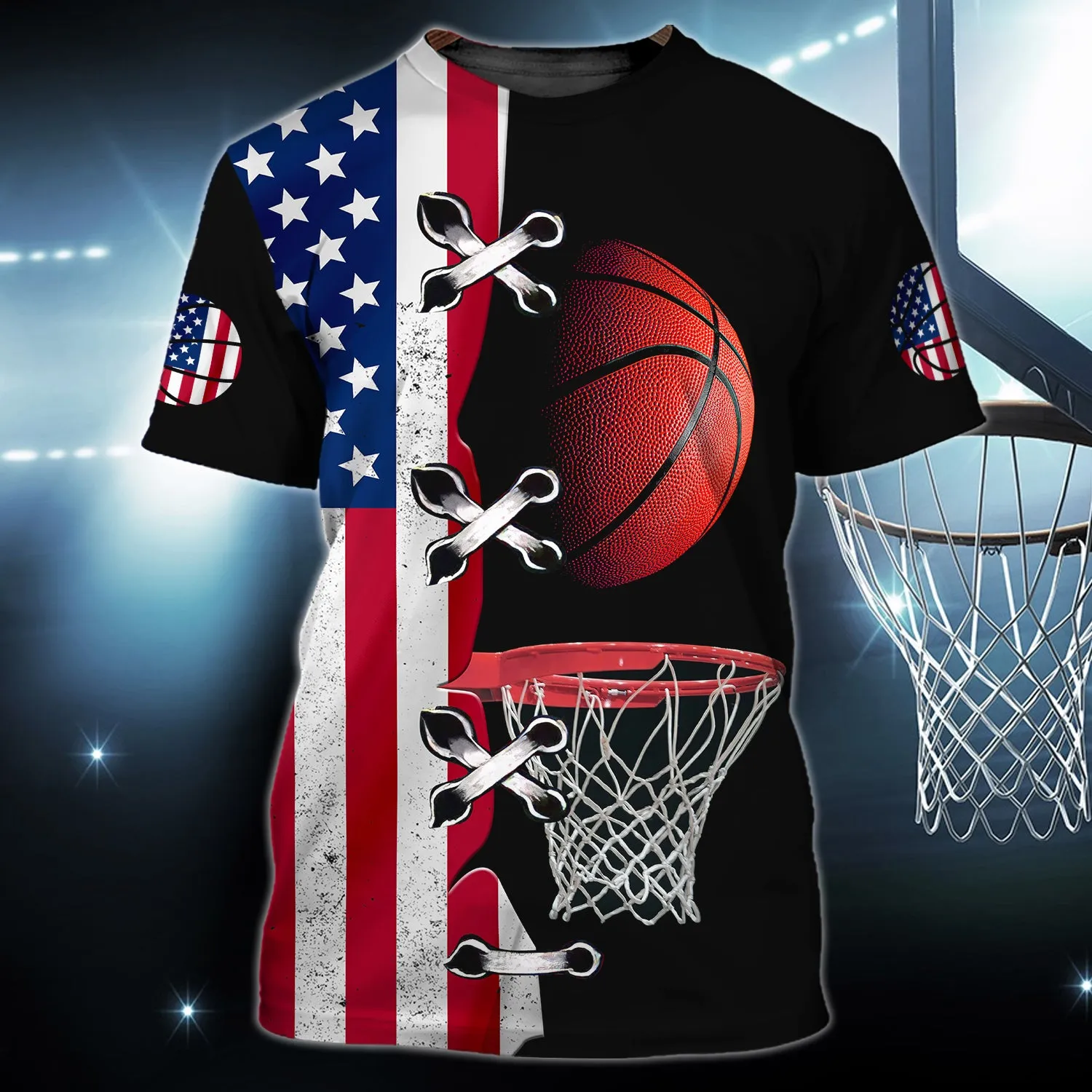 Basketball - Personalized Name 3D Tshirt - QB95