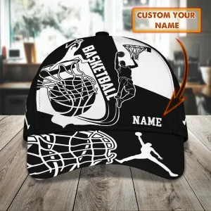 Basketball - Personalized Name Cap -Loop- Hd98 81