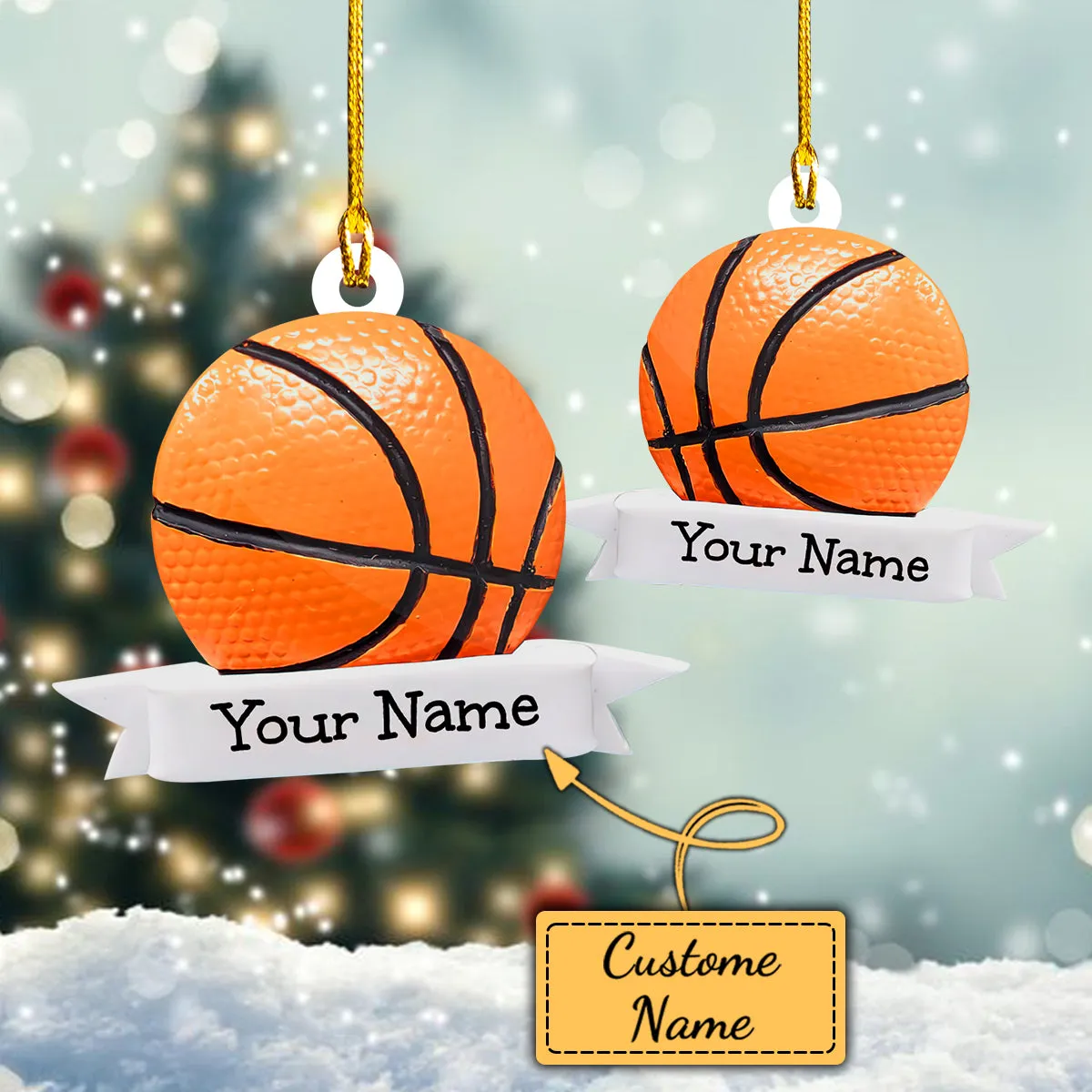 Basketball - SHAPED ORNAMENT -Dp98 - 656