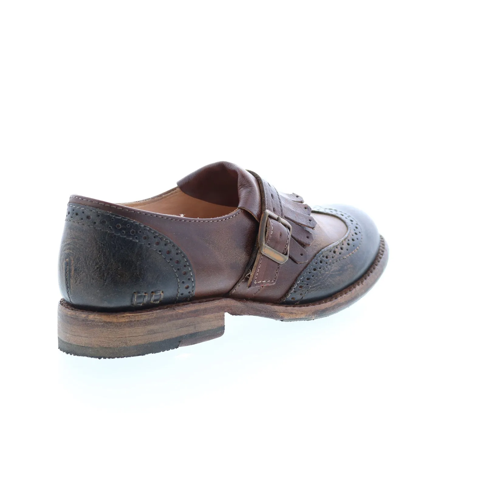 Bed Stu Dolly F321124 Womens Black Leather Loafers & Slip Ons Penny Shoes