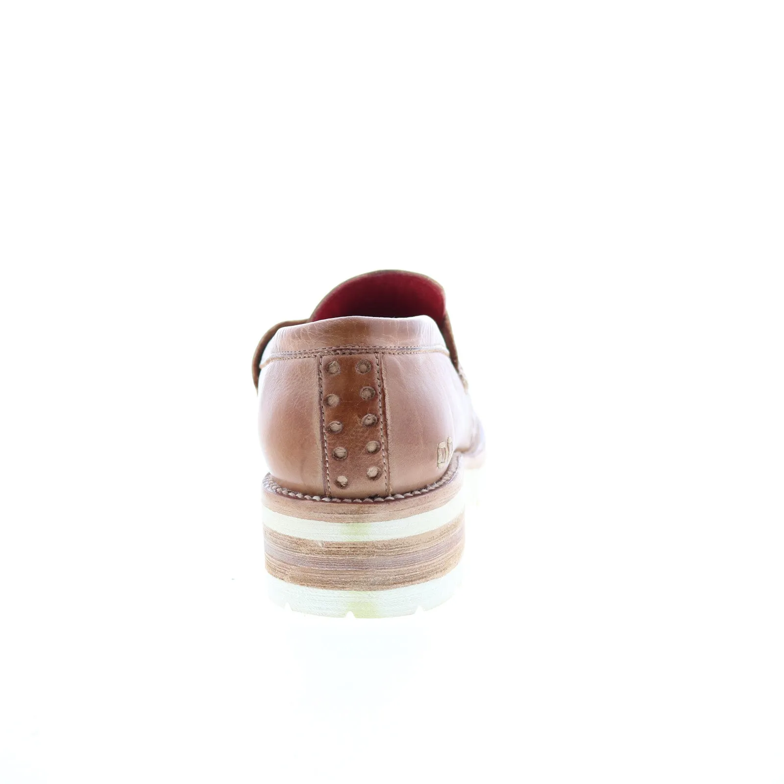 Bed Stu Glenda F346034 Womens Brown Leather Loafers & Slip Ons Casual Shoes