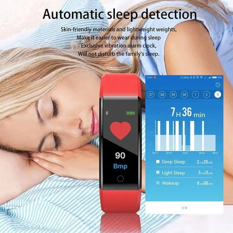 BEST Fitness Smartwatch Tracks Your Running & Walking Distance, Heart Rate, Calories, Blood Pressure & More... Choose From 5 COLORS   Get FREE Delivery Too!