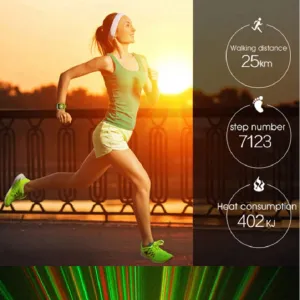 BEST Fitness Smartwatch Tracks Your Running & Walking Distance, Heart Rate, Calories, Blood Pressure & More... Choose From 5 COLORS   Get FREE Delivery Too!
