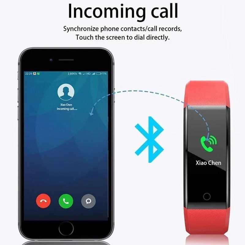 BEST Fitness Smartwatch Tracks Your Running & Walking Distance, Heart Rate, Calories, Blood Pressure & More... Choose From 5 COLORS   Get FREE Delivery Too!