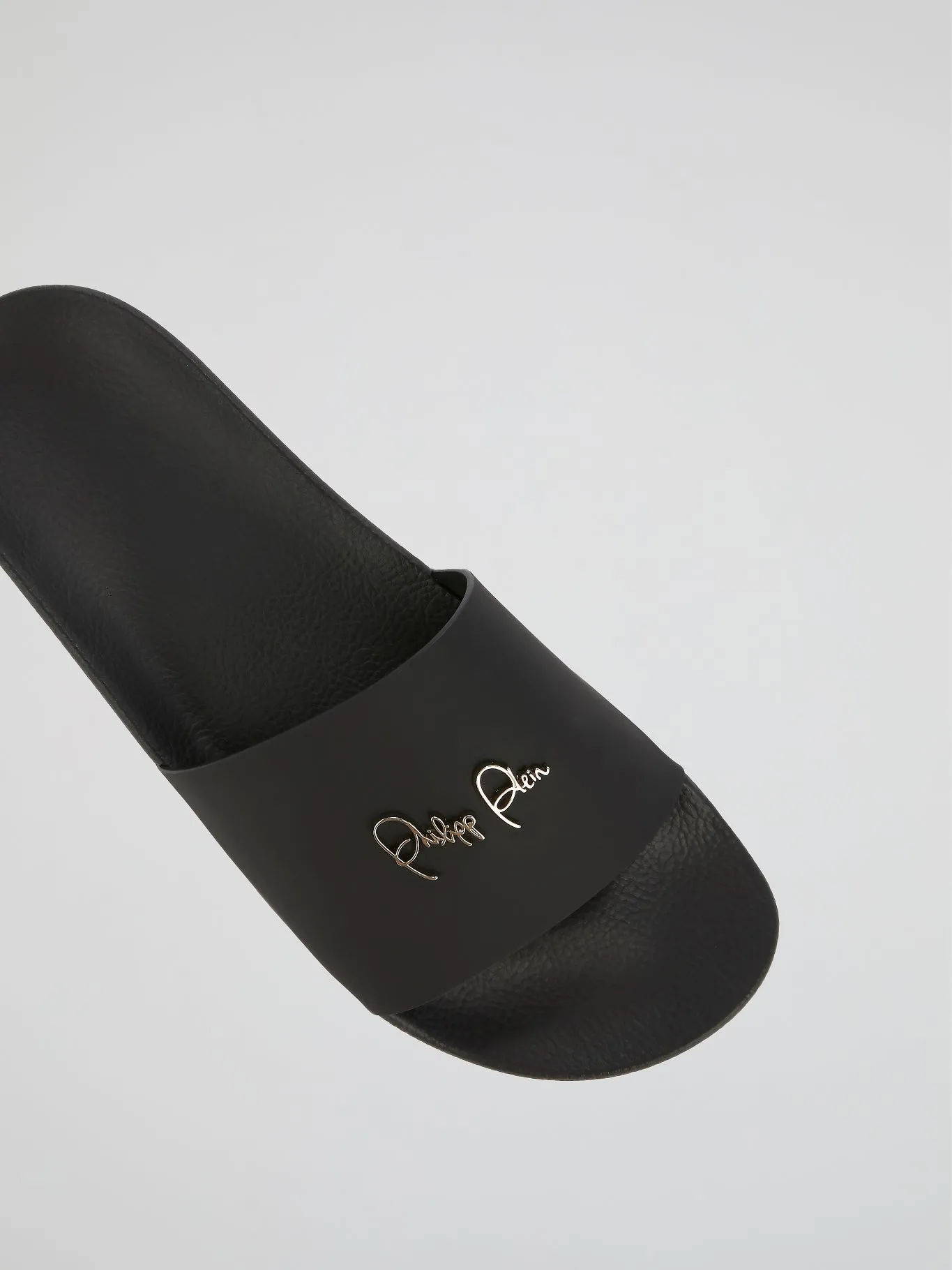 Black Signature Logo Sandals