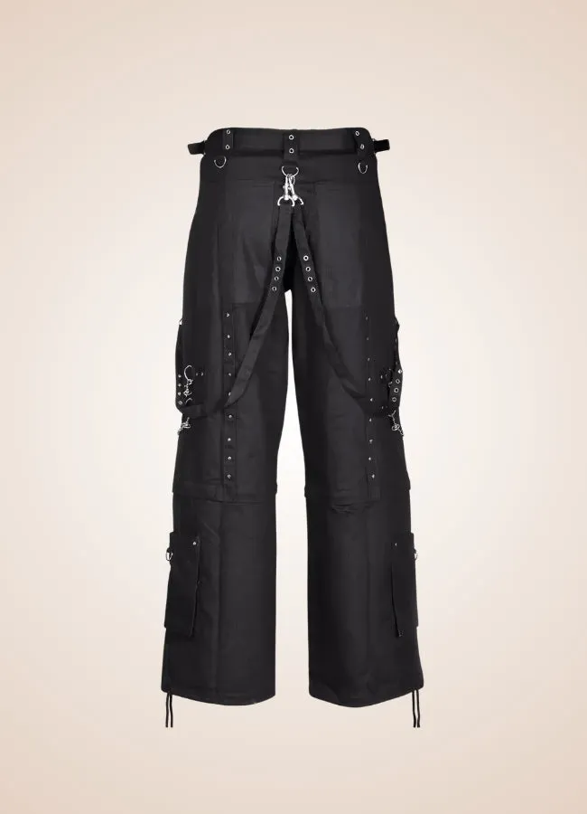 Black Women's Steampunk Baggy Pants