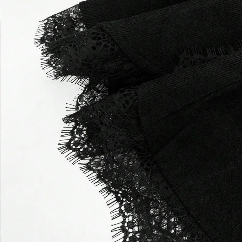 Blazer mit Spitzendetail