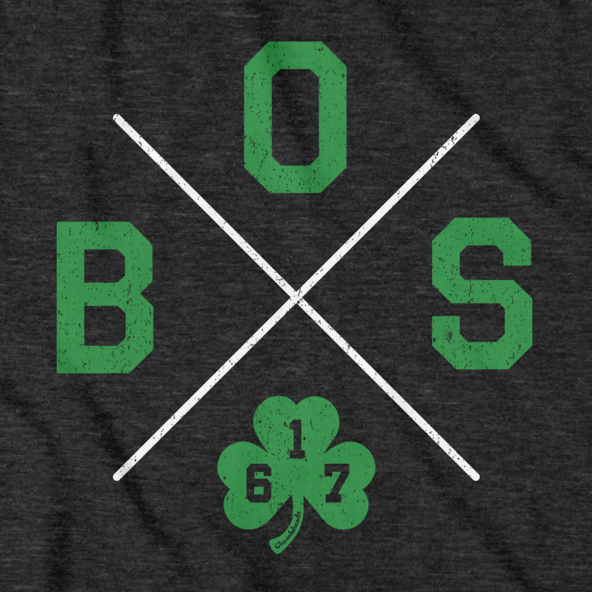 BOS Shamrock Crossed Out T-Shirt