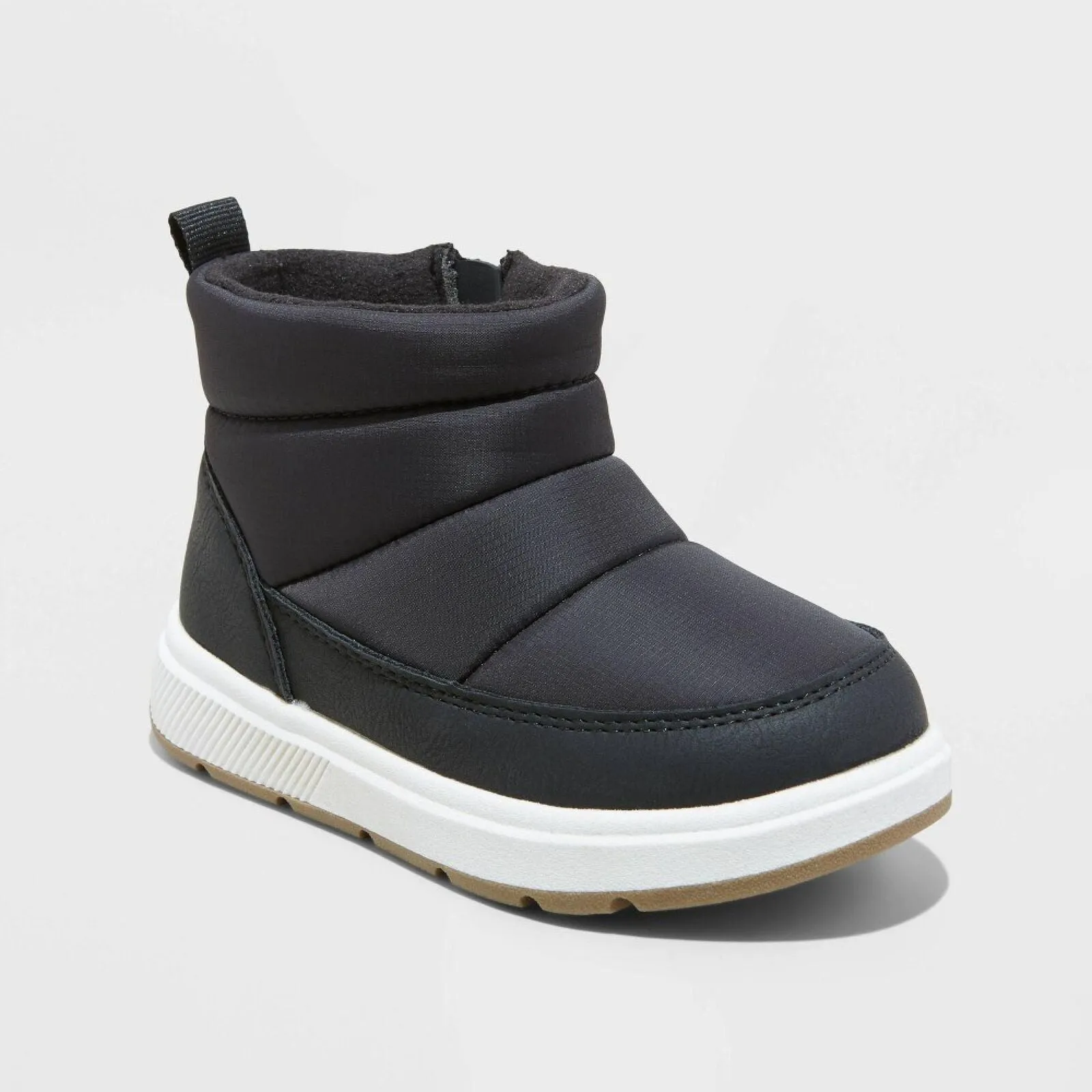 Cat & Jack Toddler Boys Archie Puffer Boots 88435593 Black 5T