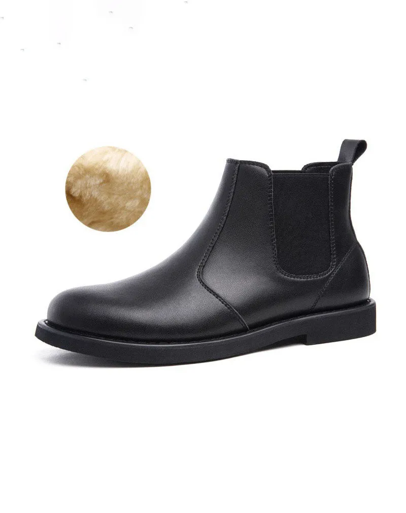 Chelsea Martin British Leather Black Leather Men's Boot
