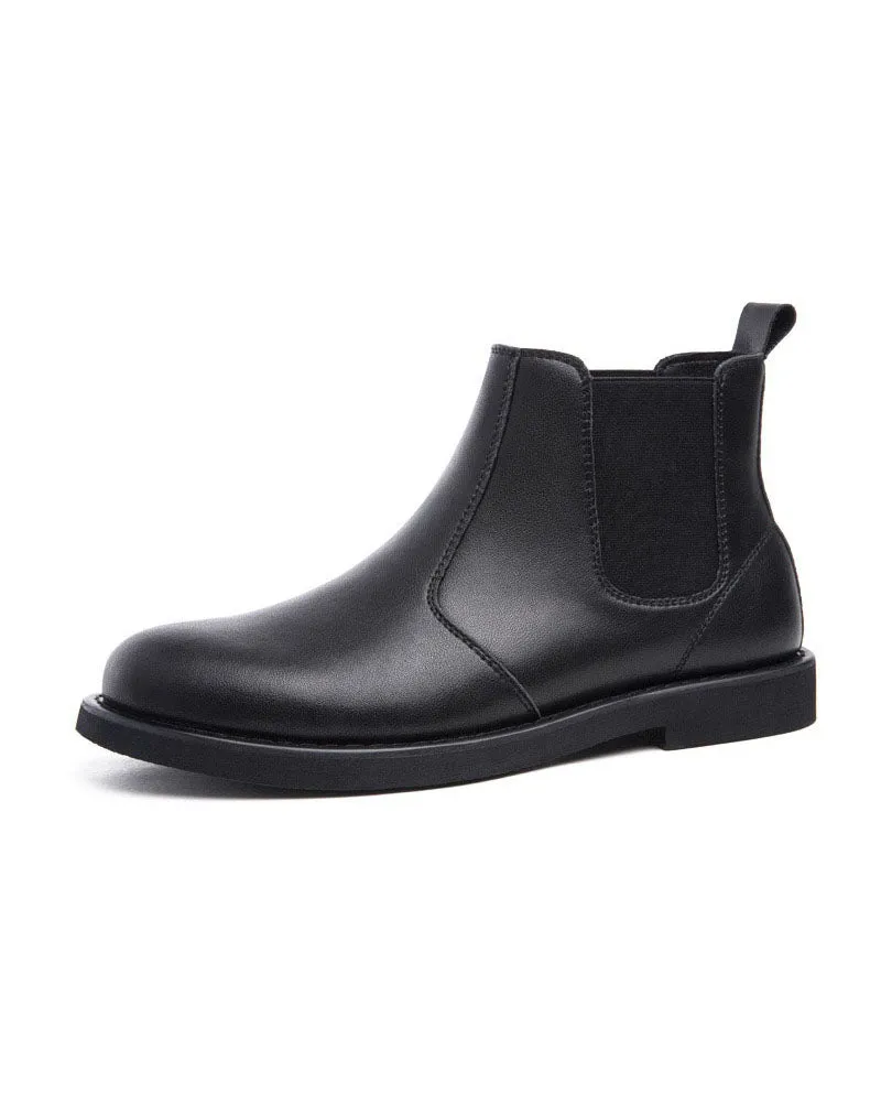Chelsea Martin British Leather Black Leather Men's Boot