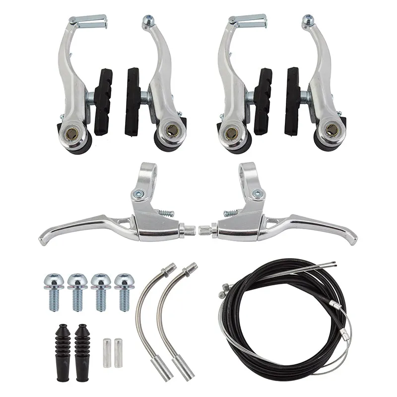 Clarks 115 V-Brake Caliper F&R Silver