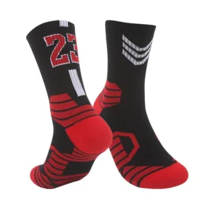 ContiNent 33 Professional Basketball Socks Sport For Kids Men Outdoor Cycling Climbing Running Fast-drying Breathable Adult Non-Slip