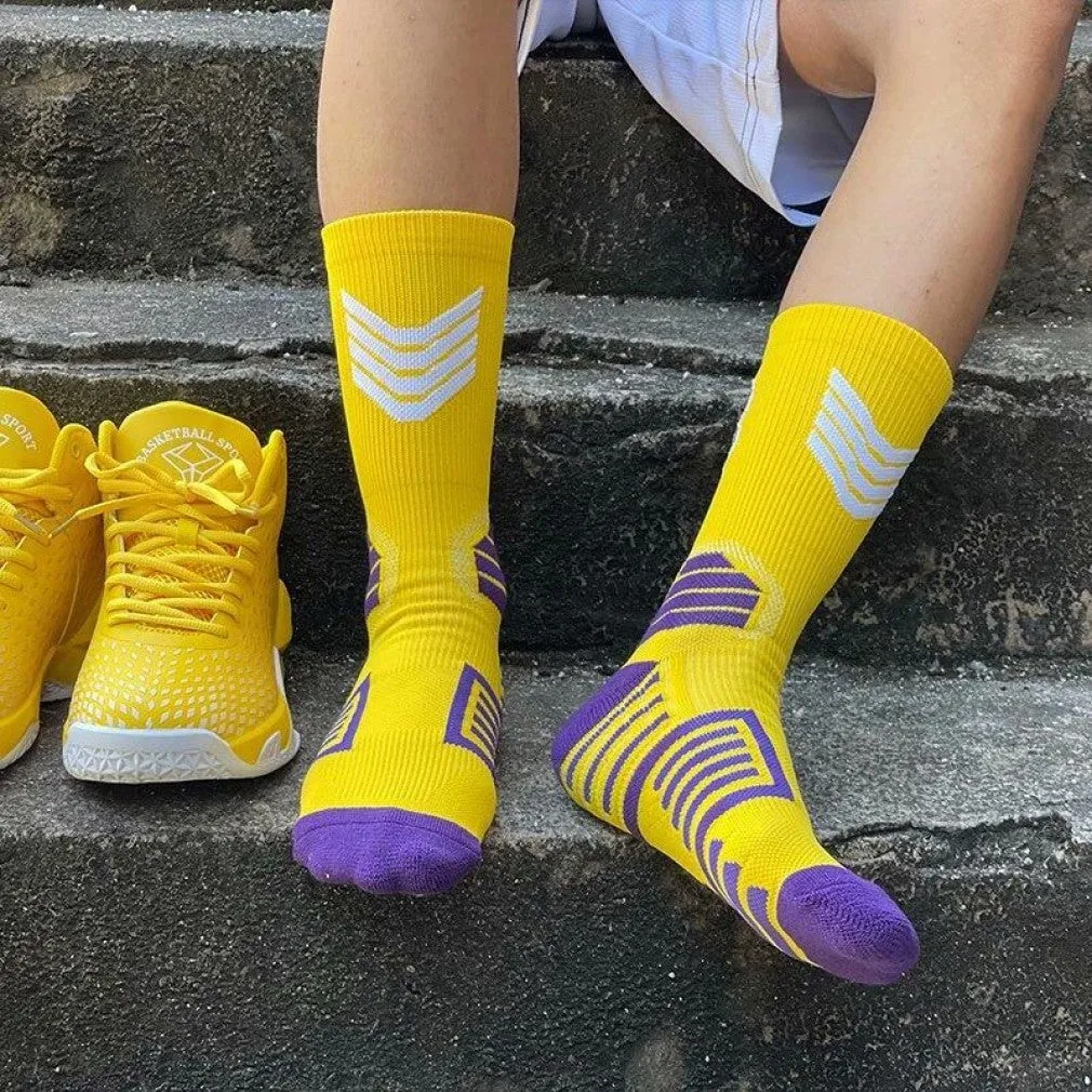 ContiNent 33 Professional Basketball Socks Sport For Kids Men Outdoor Cycling Climbing Running Fast-drying Breathable Adult Non-Slip