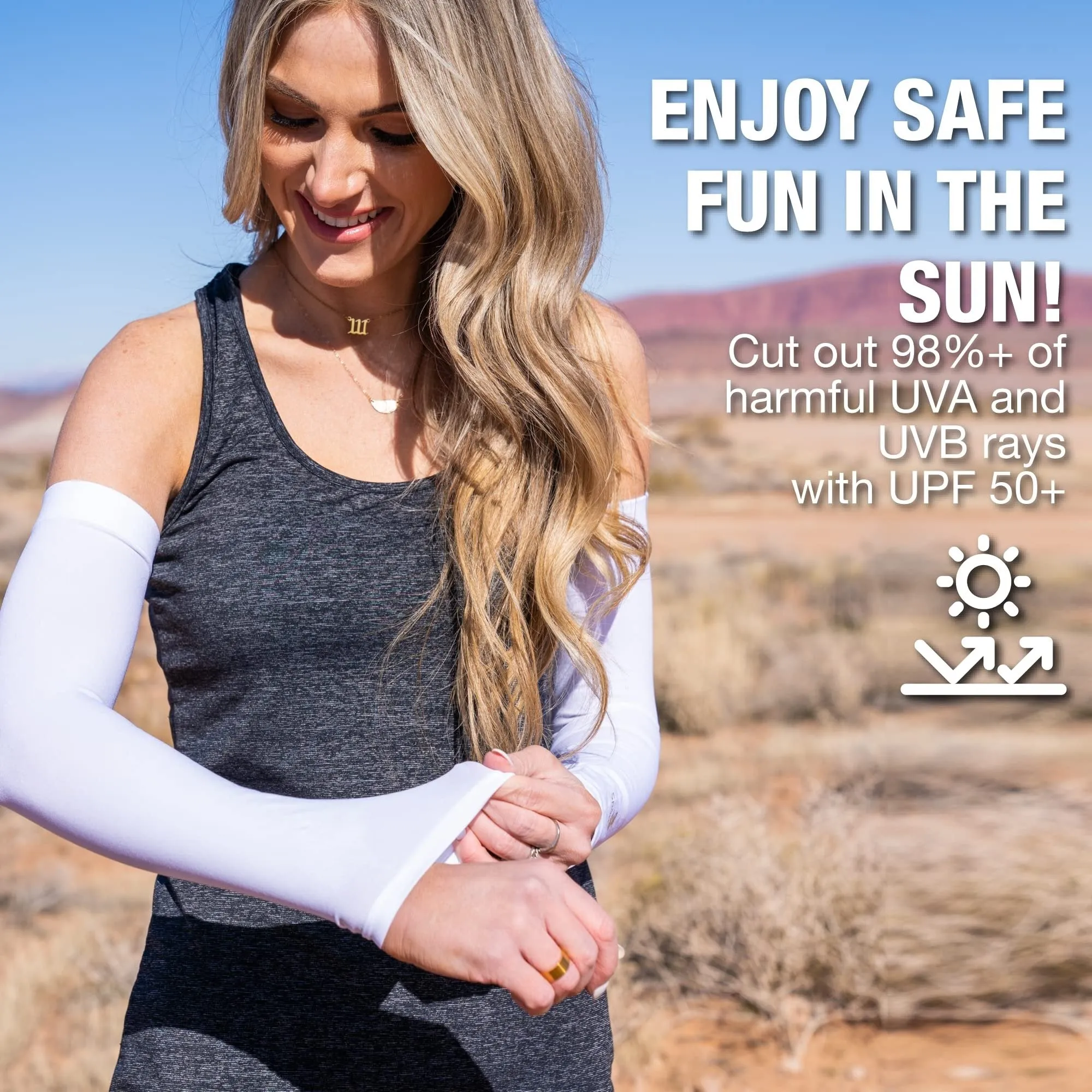 Cooling Arm Sleeves for Men and Women