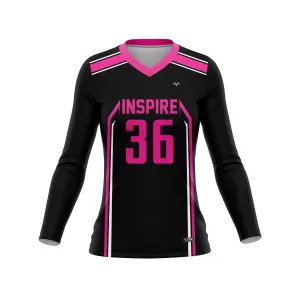 Dare to Inspire BASKETBALL Sublimated Long Sleeve Women Jersey