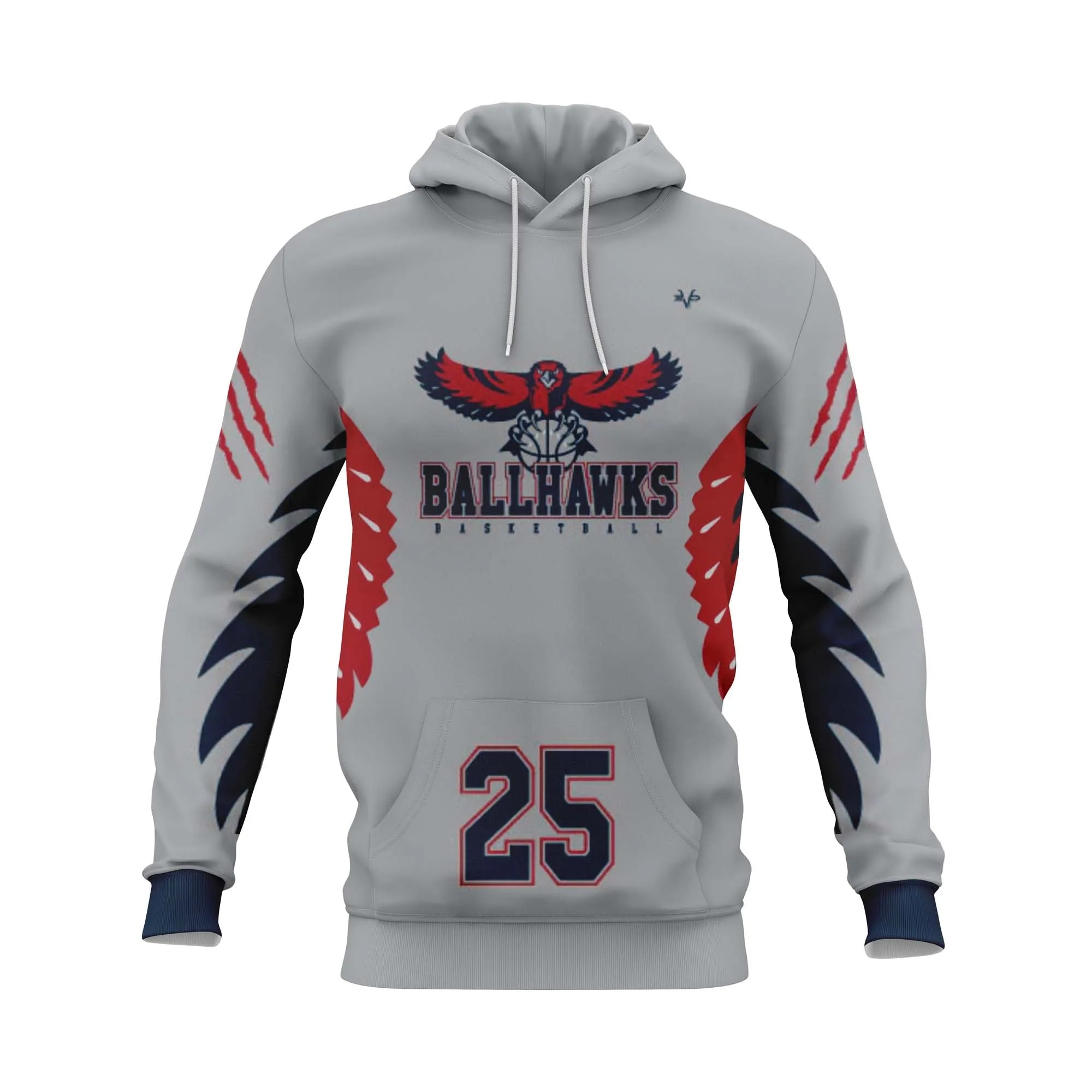 DAVINCI BALLHAWKS BASKETBALL Sublimated Hoodie