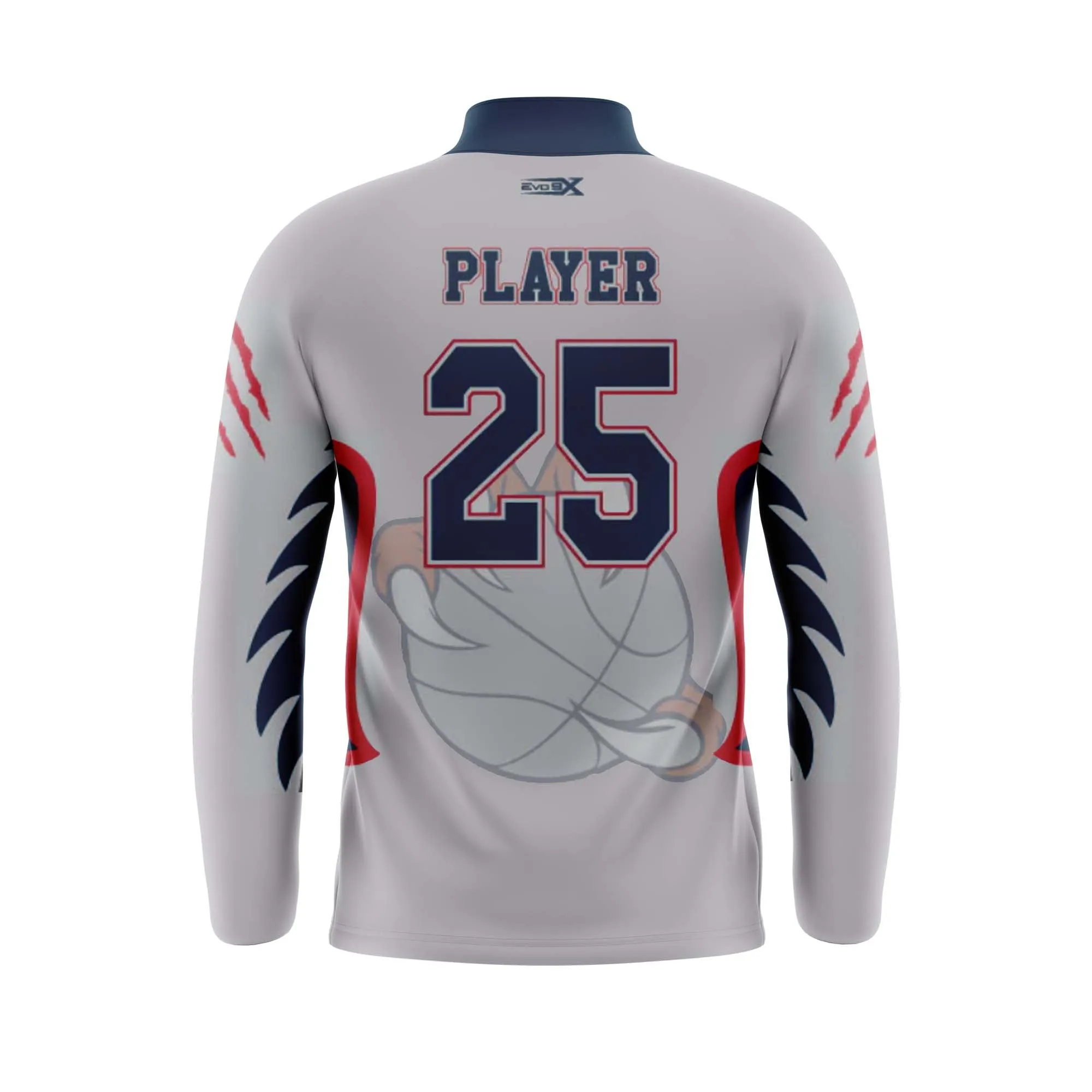 DAVINCI BALLHAWKS BASKETBALL Sublimated Quarter Zip Jacket