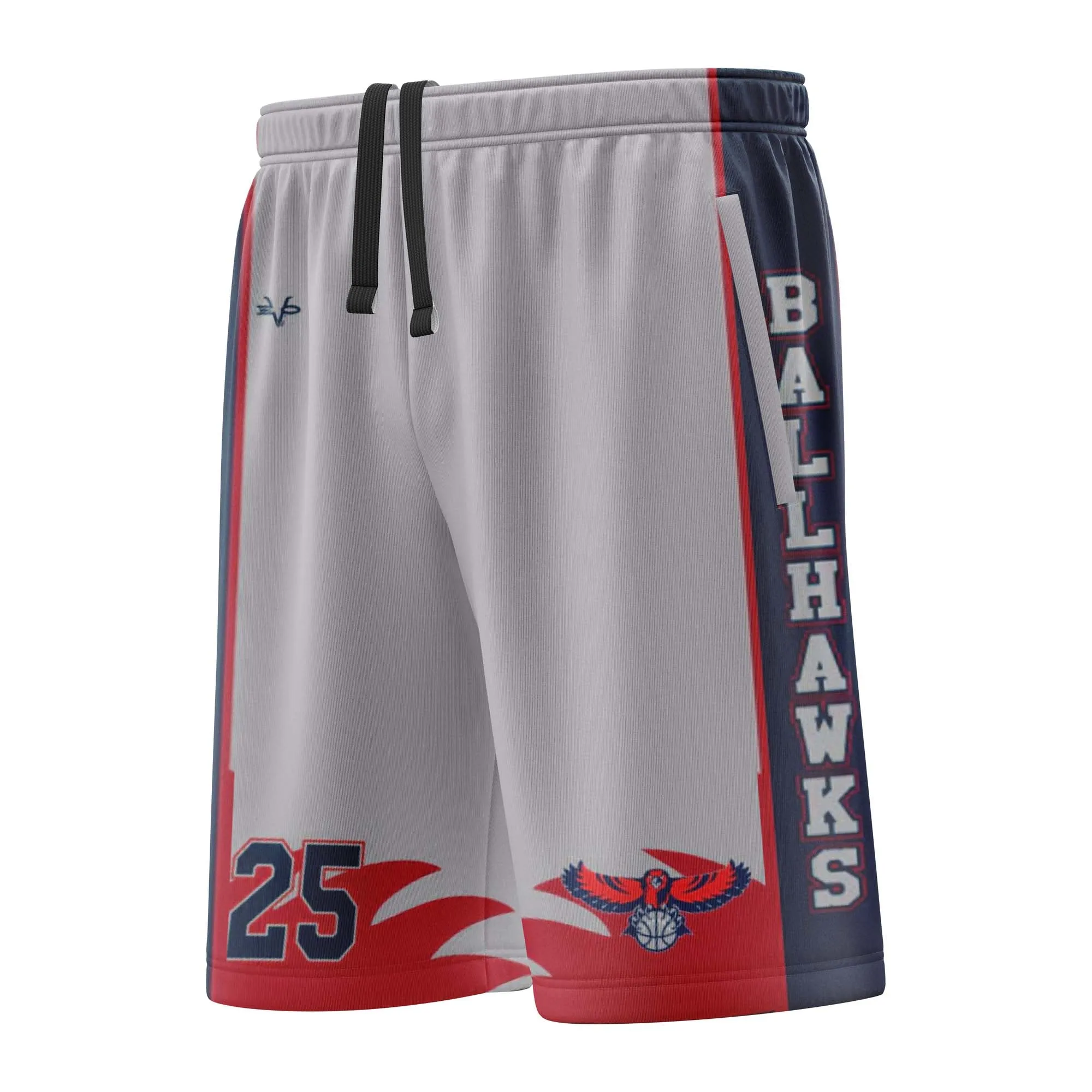 DAVINCI BALLHAWKS BASKETBALL Sublimated Shorts