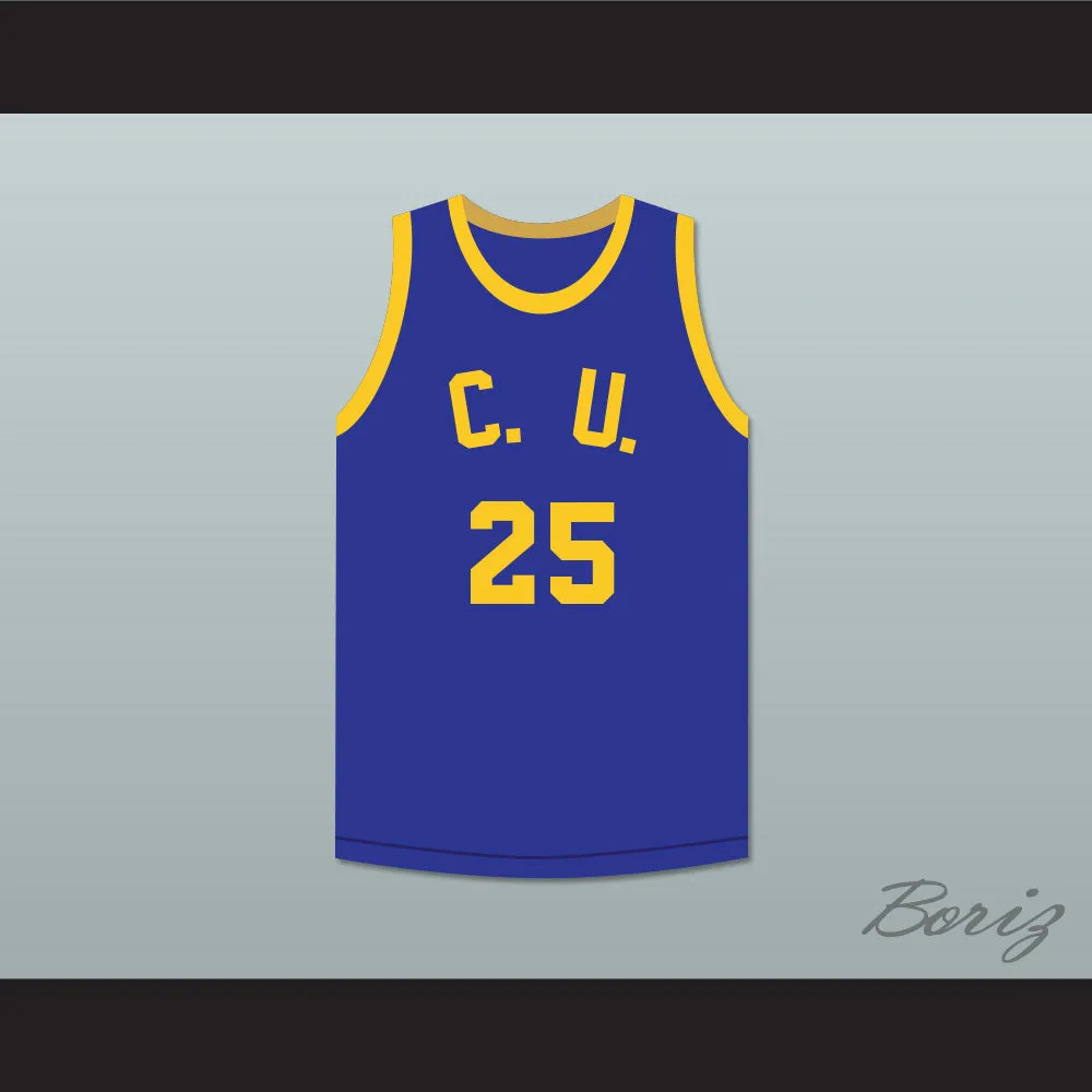 D.C. 25 Cadwallader University Blue Basketball Jersey Fast Break