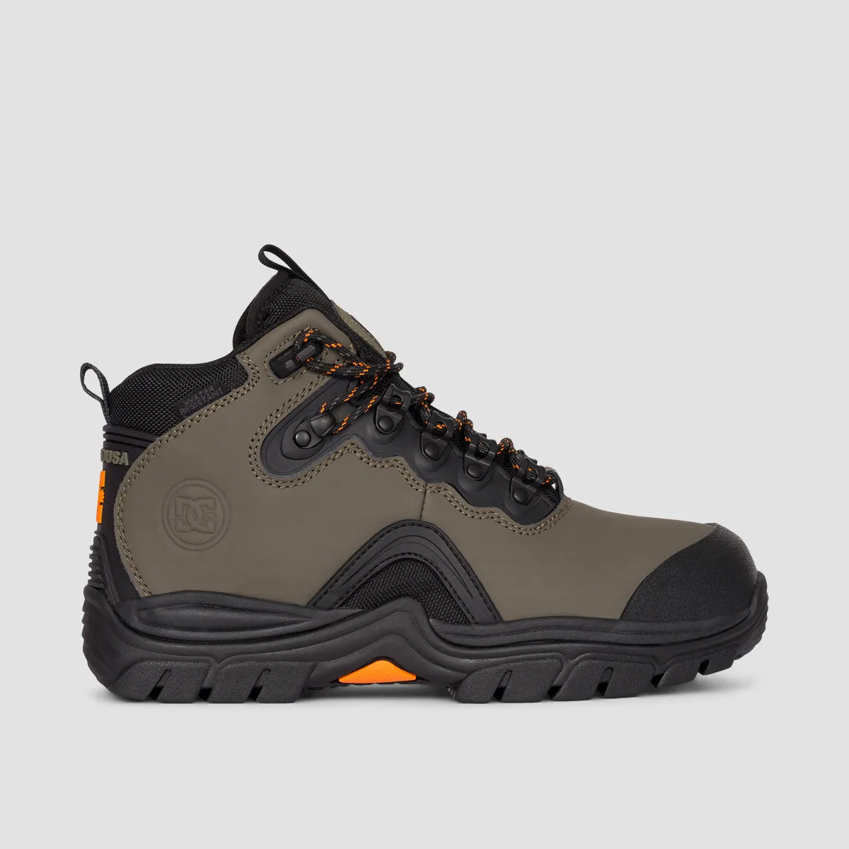 DC Navigator Boots Dusty Olive/Orange