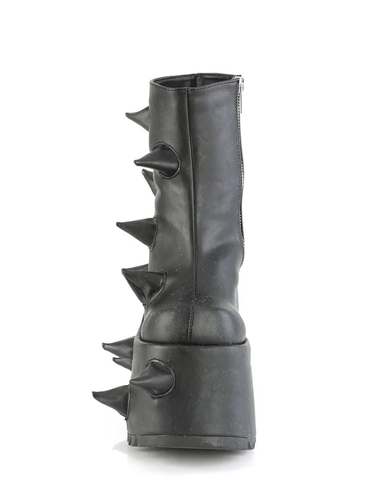 DEMONIA SLAY-77 - BLACK VEGAN LEATHER ✰ PRE ORDER ✰