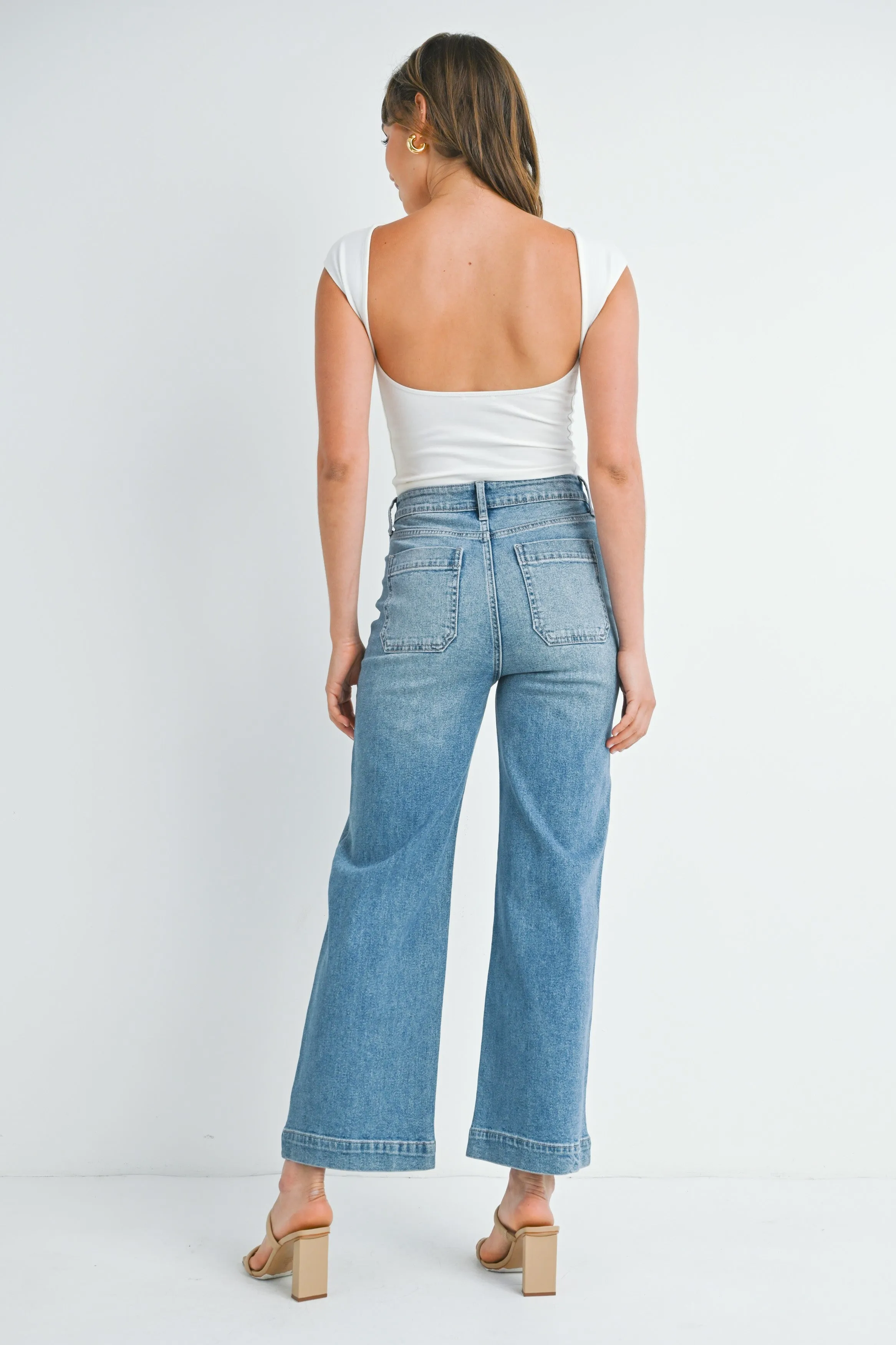 DENIM UTILITY PANT