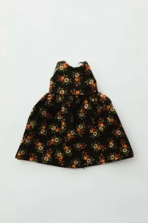 Doll Dress | Black Floral
