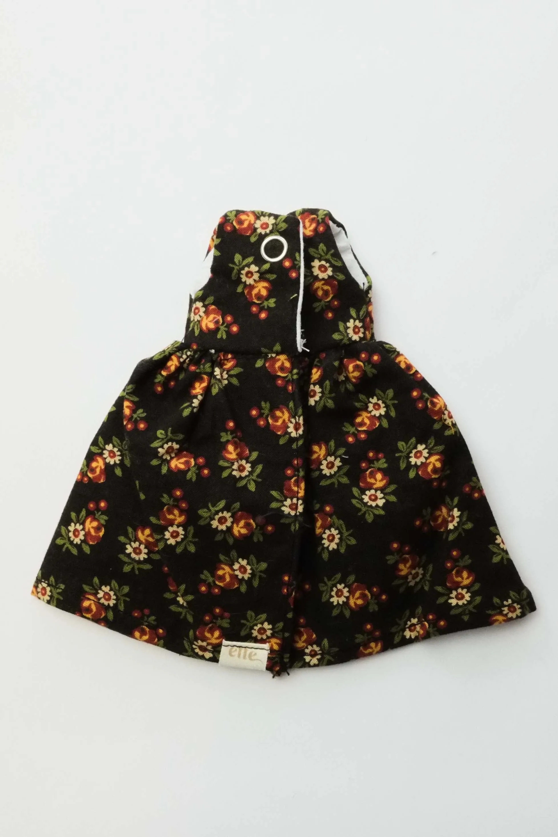 Doll Dress | Black Floral