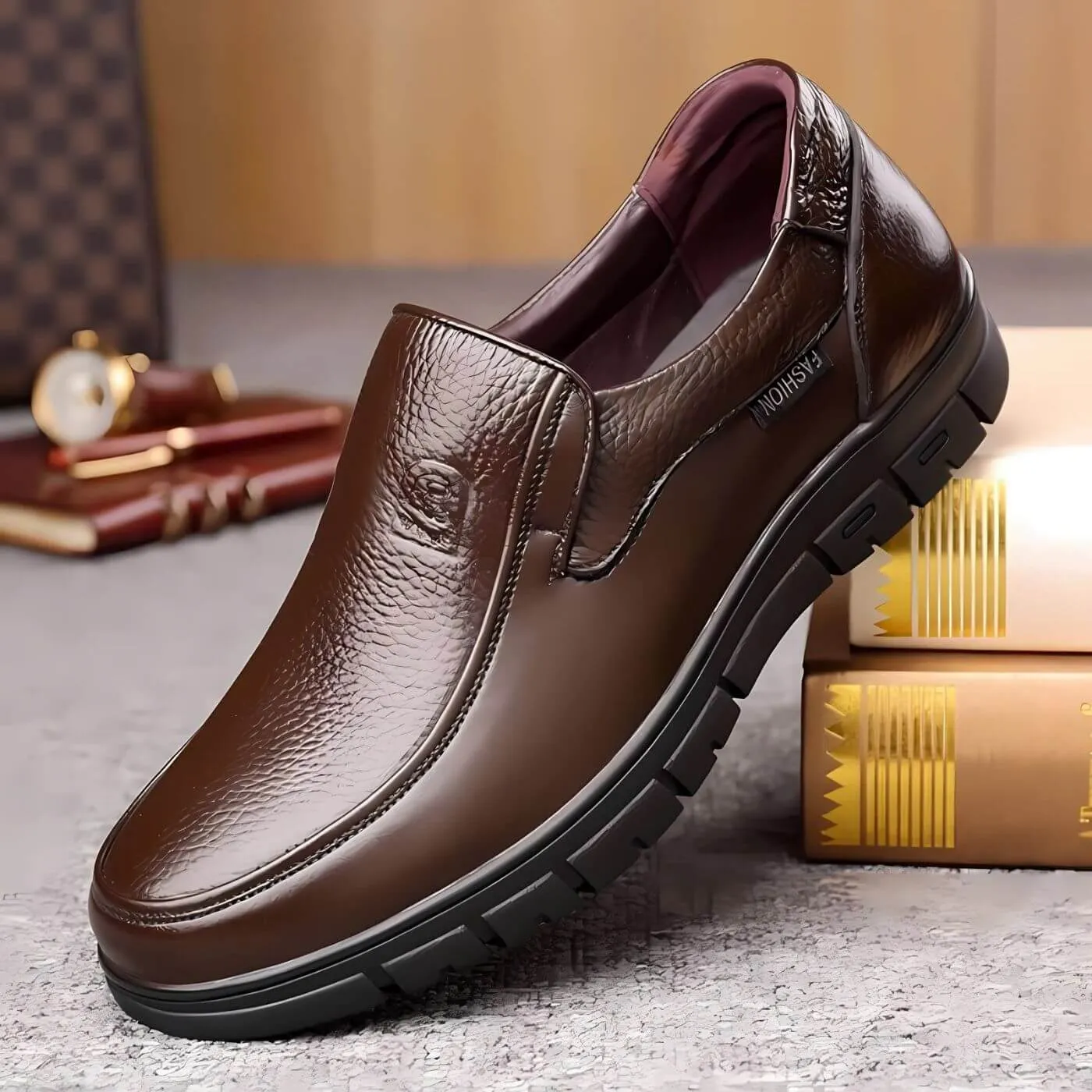 Dominic™ | Orthopaedic Leather Hiking Boots