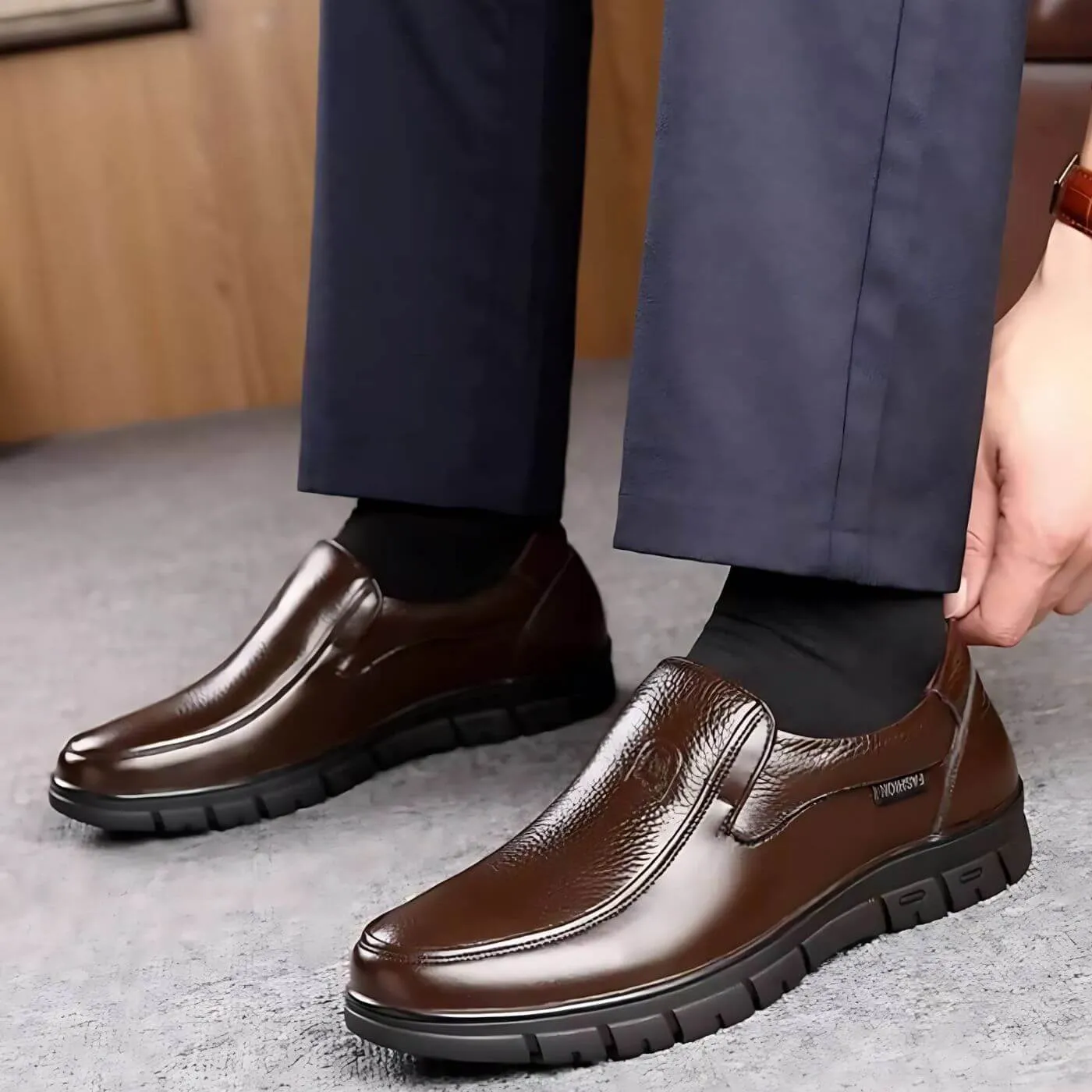 Dominic™ | Orthopaedic Leather Hiking Boots