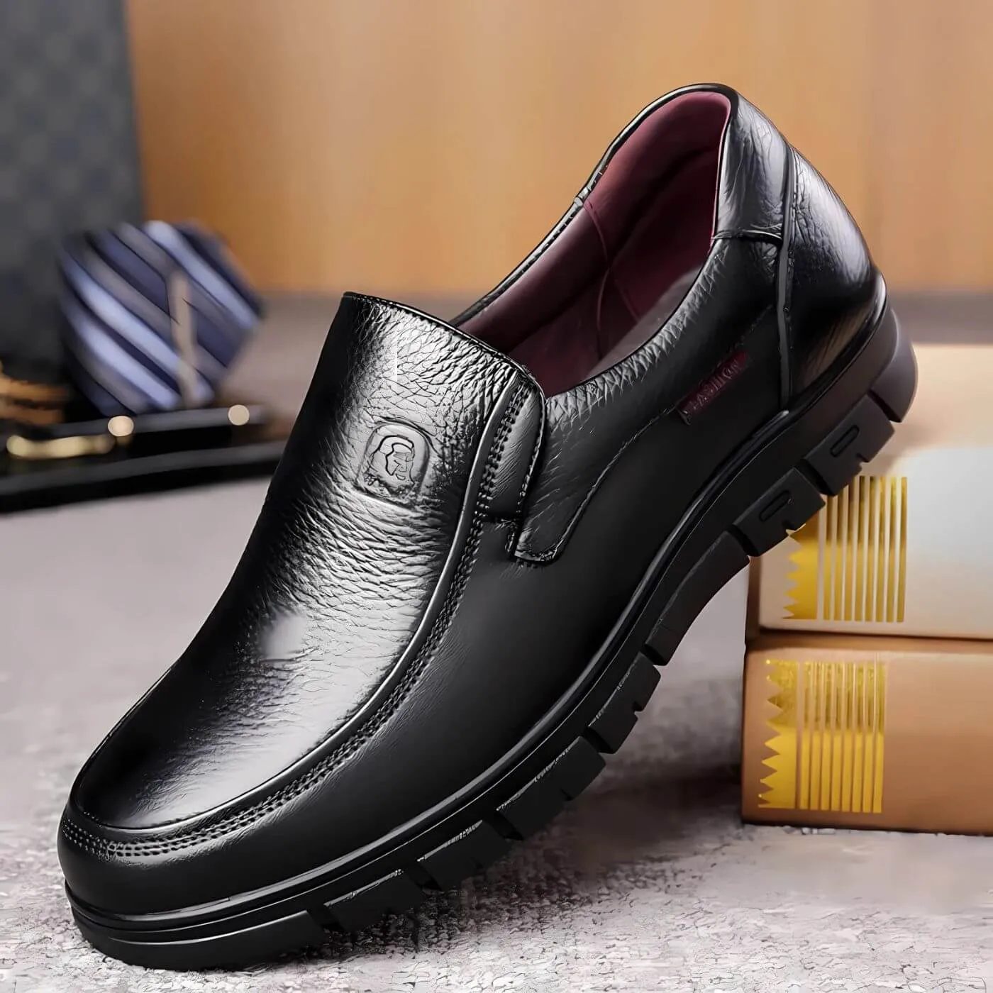 Dominic™ | Orthopaedic Leather Hiking Boots