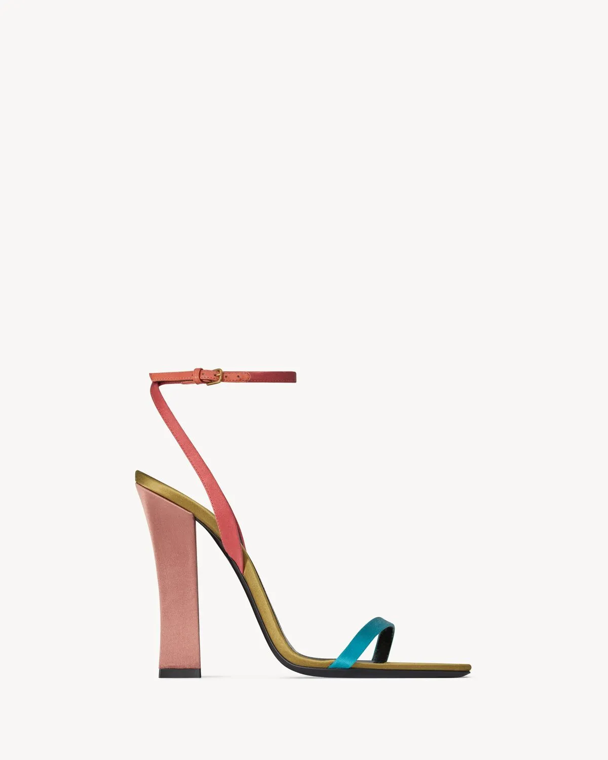 Dominique Sandals In Satin Crepe
