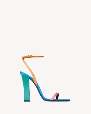 Dominique Sandals In Satin Crepe