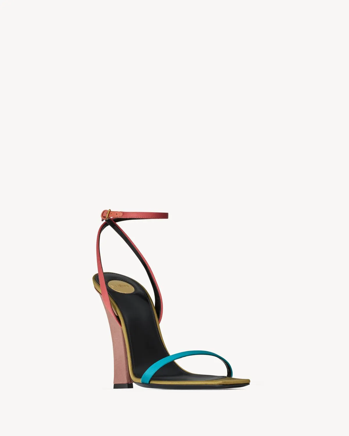 Dominique Sandals In Satin Crepe