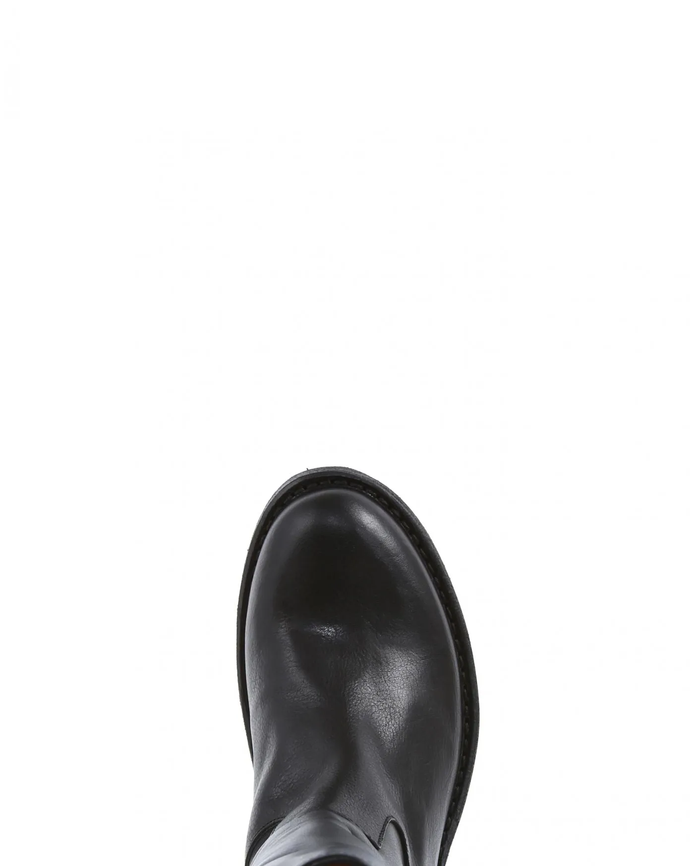 EFFIE Black Leather Tall Boots