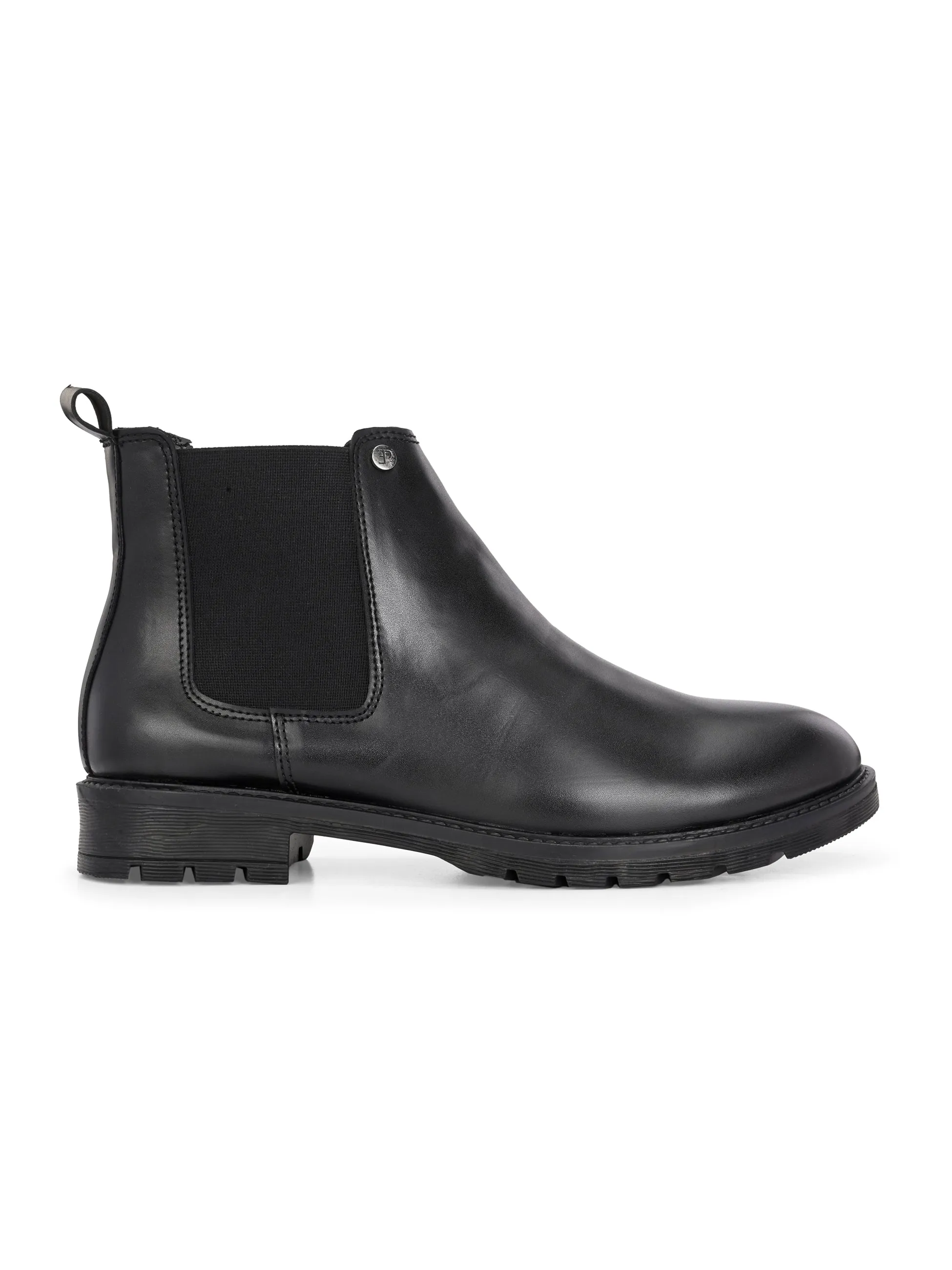El Paso Men Faux Leather Casual Chelsea Boots
